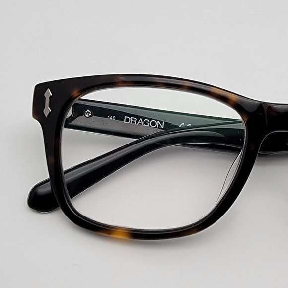 *SOLD* Dragon Dylan DR134 206 Dark Tortoise Square Eyeglasses Frame 52-18-140 - Picture 13 of 13